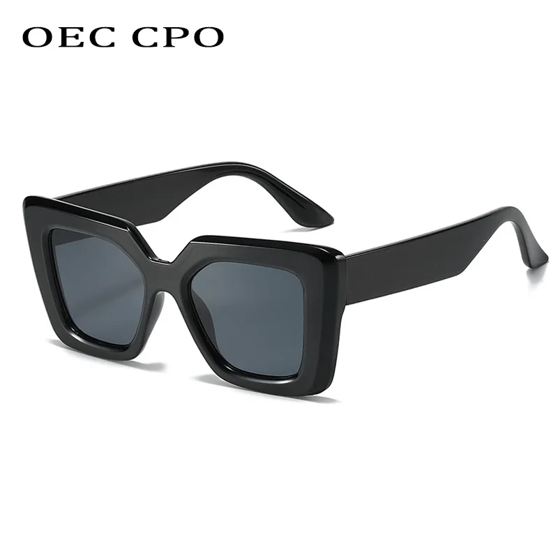 

OEC CPO Popular Square Sunglasses For Women Fashion Steampunk Sun Glasses Women Men UV400 Shades Driving Ladies Eyewear Oculos