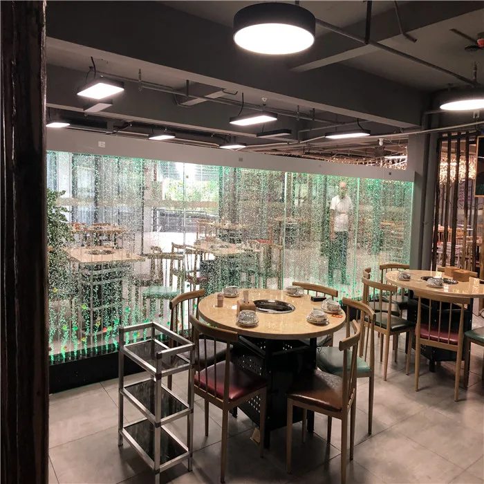 Большие Акриловые стенки-занавески по фэн-шуй стенка с пузырьками воды аквариум