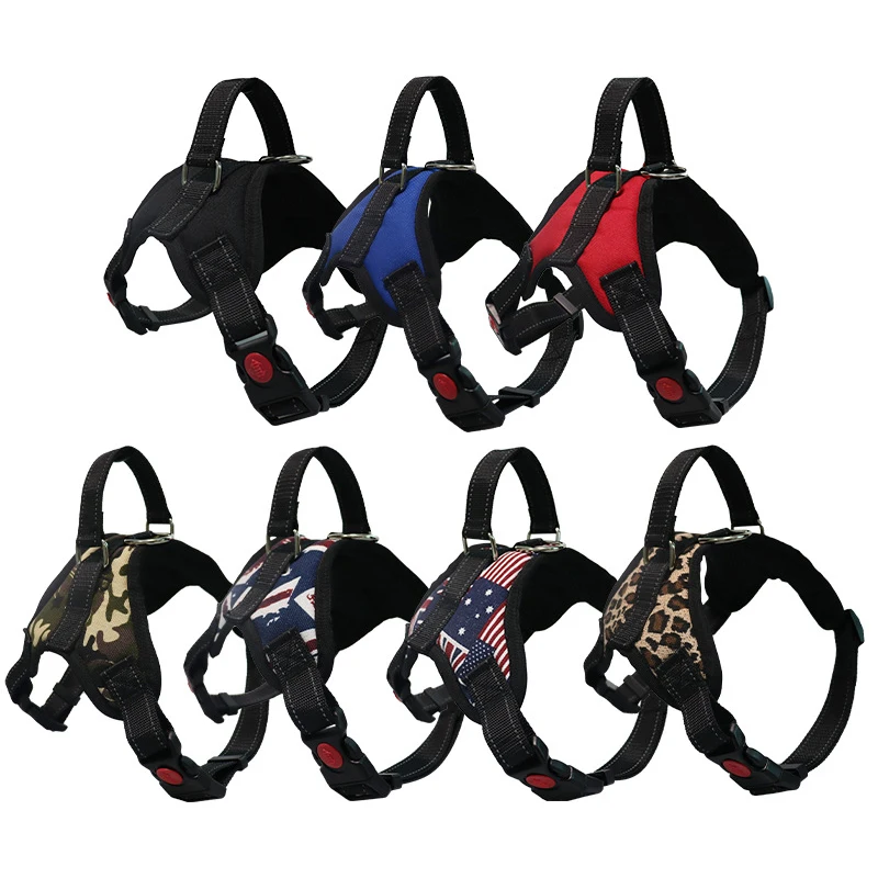 

Pet Dogs Saddle-type Chest Harness for Small Medium Large Dog Harness Adjustable Vest Outdoor Walking Dog Supplies