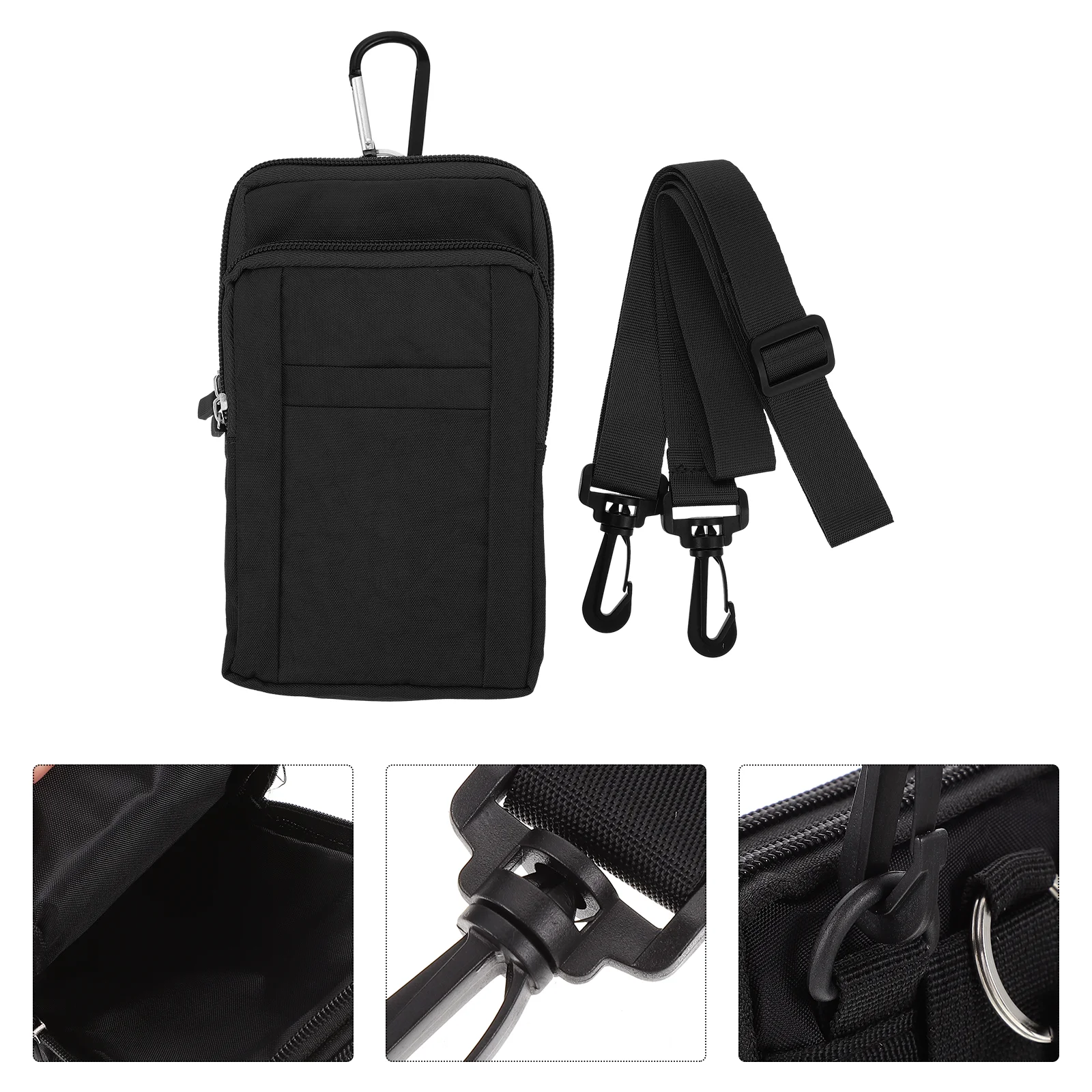 

Fanny Pack Messenger Bag Crossbody Waist Nylon Phone Bags Straps Handbags