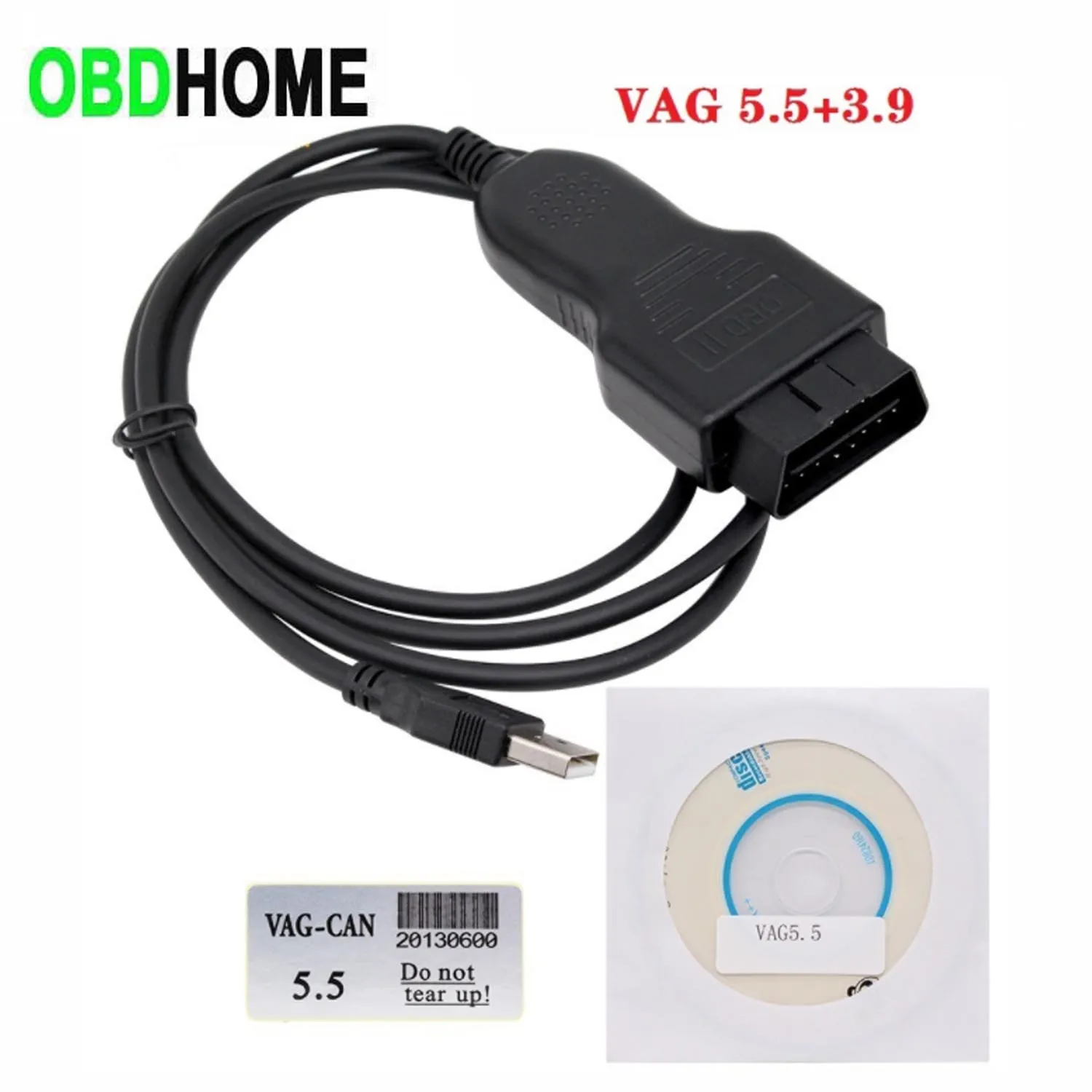 Диагностический кабель для коррекции одометра VAG CAN Commander 5 Pin Reader 3 9 Beta IMMO Box