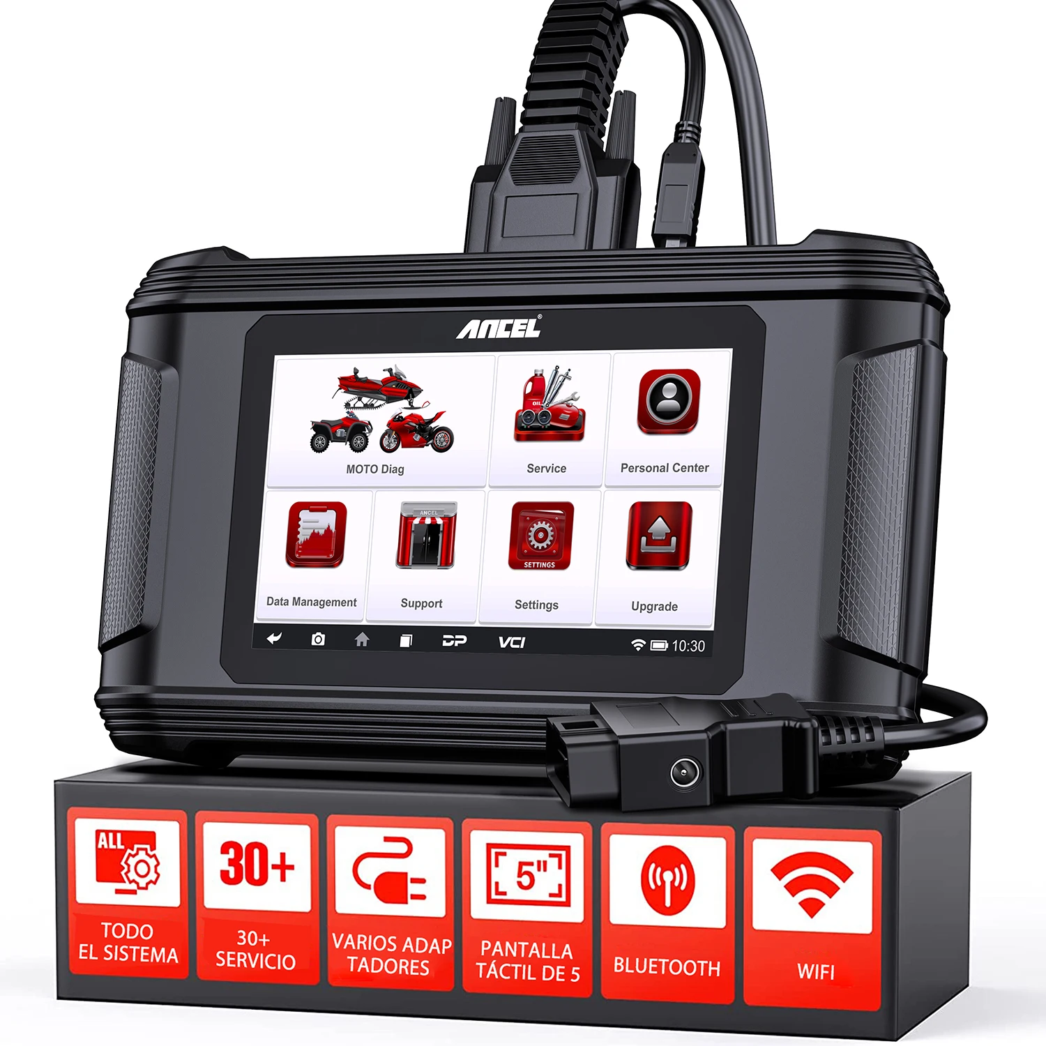 ANCEL MT500 мотоцикл все системы диагностический сканер инструмент OBD2 тестер для BMW