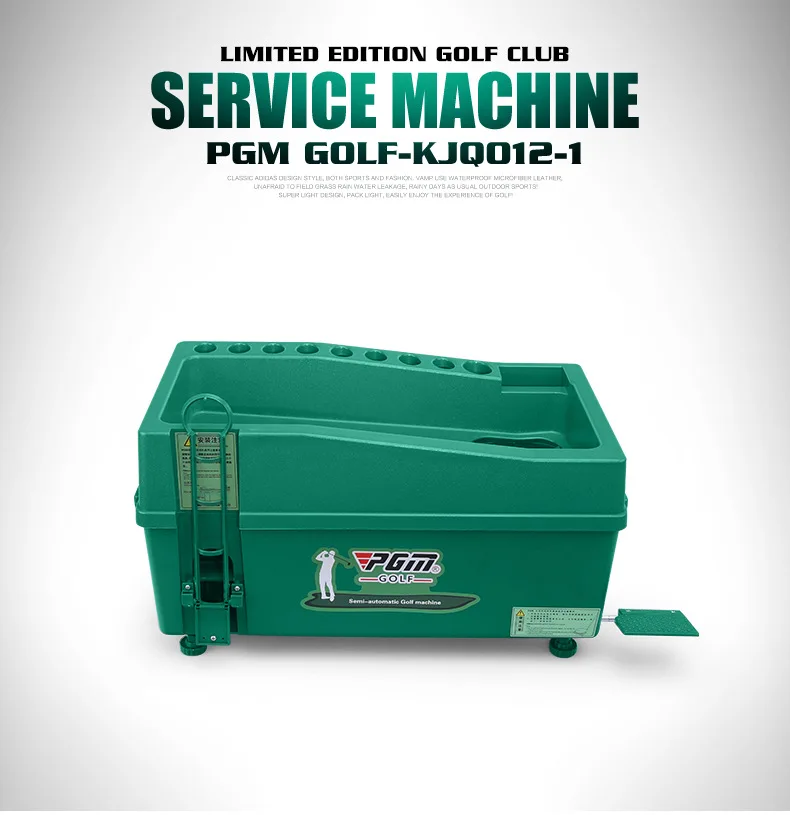 Automatic Server Pitching Machine Robot Swing Trainer Hold 60-100 Balls And 9 Golf Rods Pole Frame