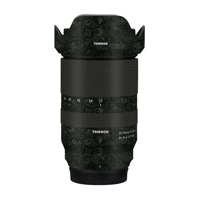 Наклейка на объектив Tamron 17-70 мм F2.8 Di III-A VC RXD для Fujifilm X Mount