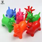 Последний писк моды; 1 шт. едет на животных-лошадка для игровой площадки игрушки надувной батут прыжки детские надувные резиновые подушки безопасности для оленя подарок в случайном порядке