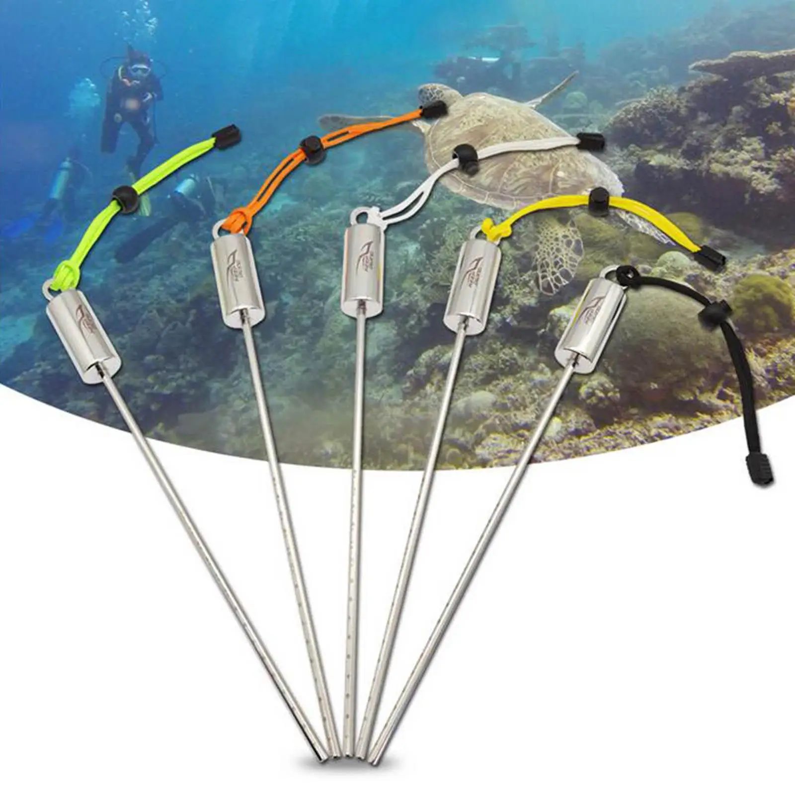 

Underwater Diving Pointer Stick Scuba Diving fitting Water Measurement Underwater Water Sports Pool Accessory