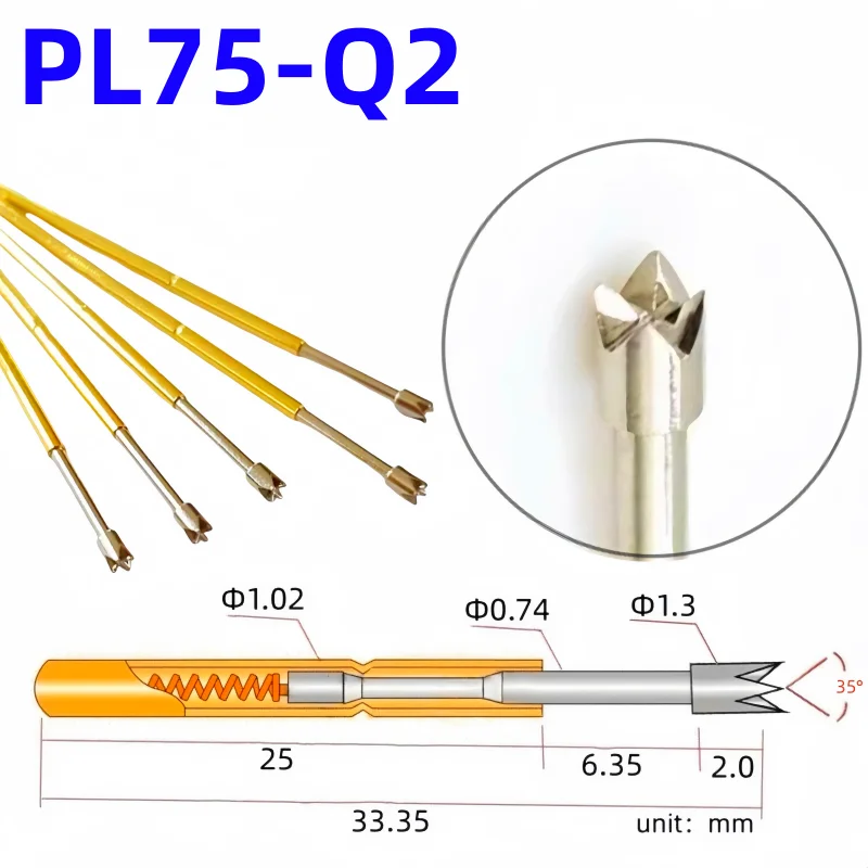 

Пружинный тестовый щуп AOSHANG PL75-Q2