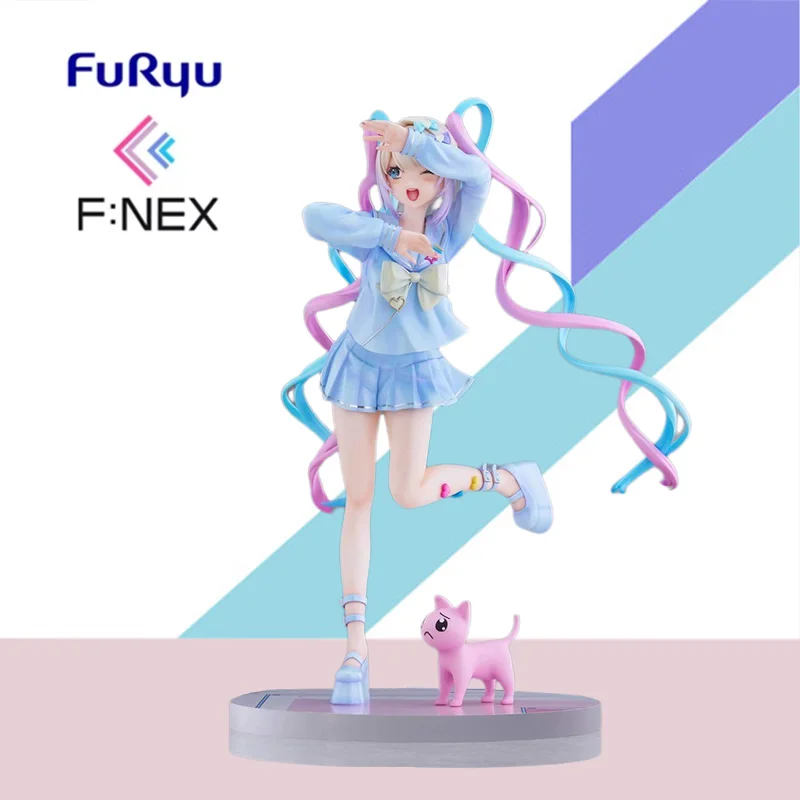 Оригинальный новый F:NEX 1/7 NEEDY GIRL OVERDOSE KAnge ПВХ 25 см аниме фигурки модель коллекция