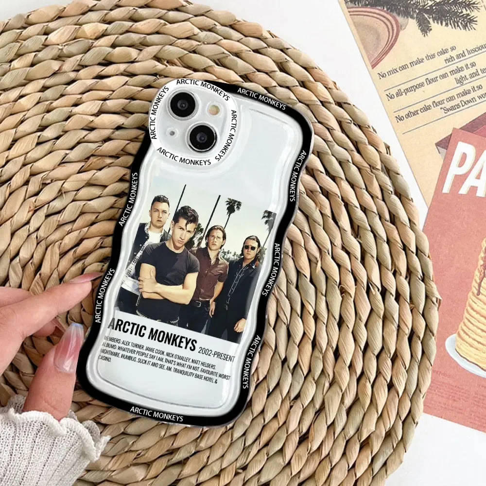Модный чехол для телефона Arctic monkey IPhone 12 13 Mini 14 Pro MAX XS XR 7X8 Plus SE2 прозрачные мягкие