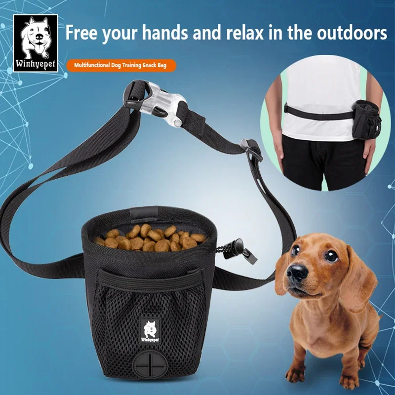 WINHYEPET YB1901Прогулочная сумка для закусок домашних животных Многофункциональная