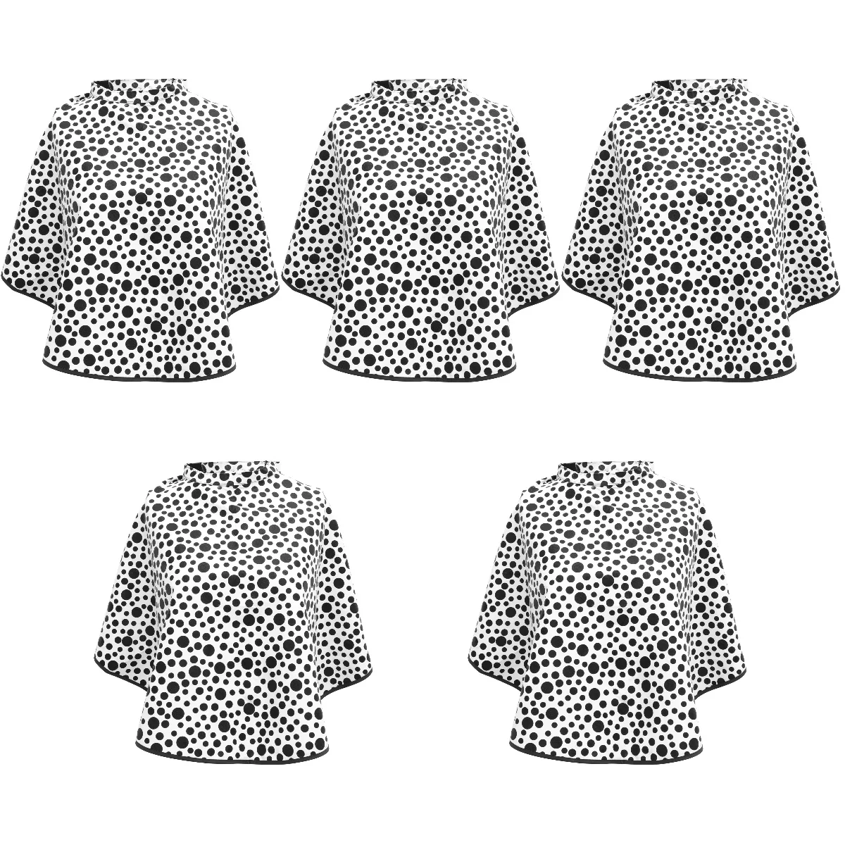 

5 Pack Hair Dye Shawl Shampoo Cape Barber Capes Salon Barber Bib Hair Dye Scarf Apron Hairdressing Capes Shampoo Cape
