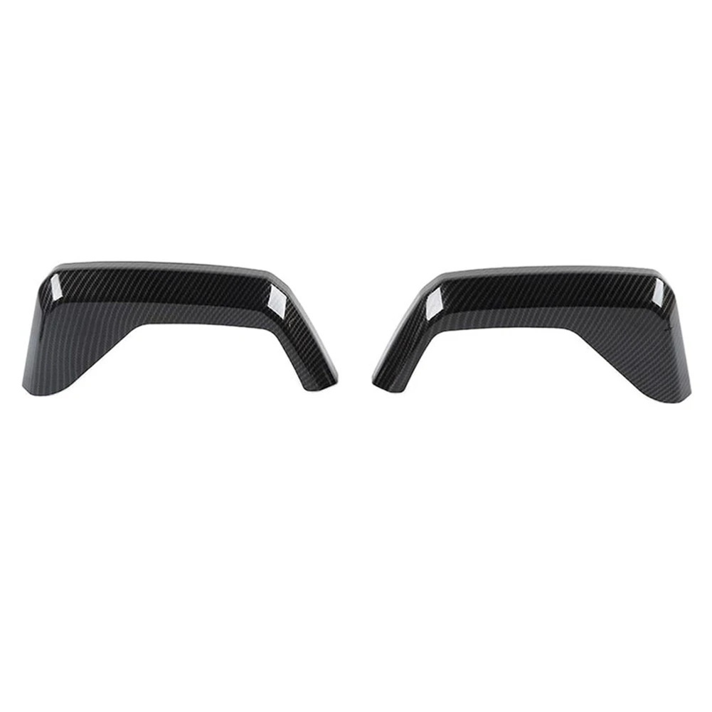 

Для Suzuki Jimny 2019-2022 Автомобильный задний бампер из углеродного волокна противотумансветильник Защитная декоративная крышка отделка наклейка...