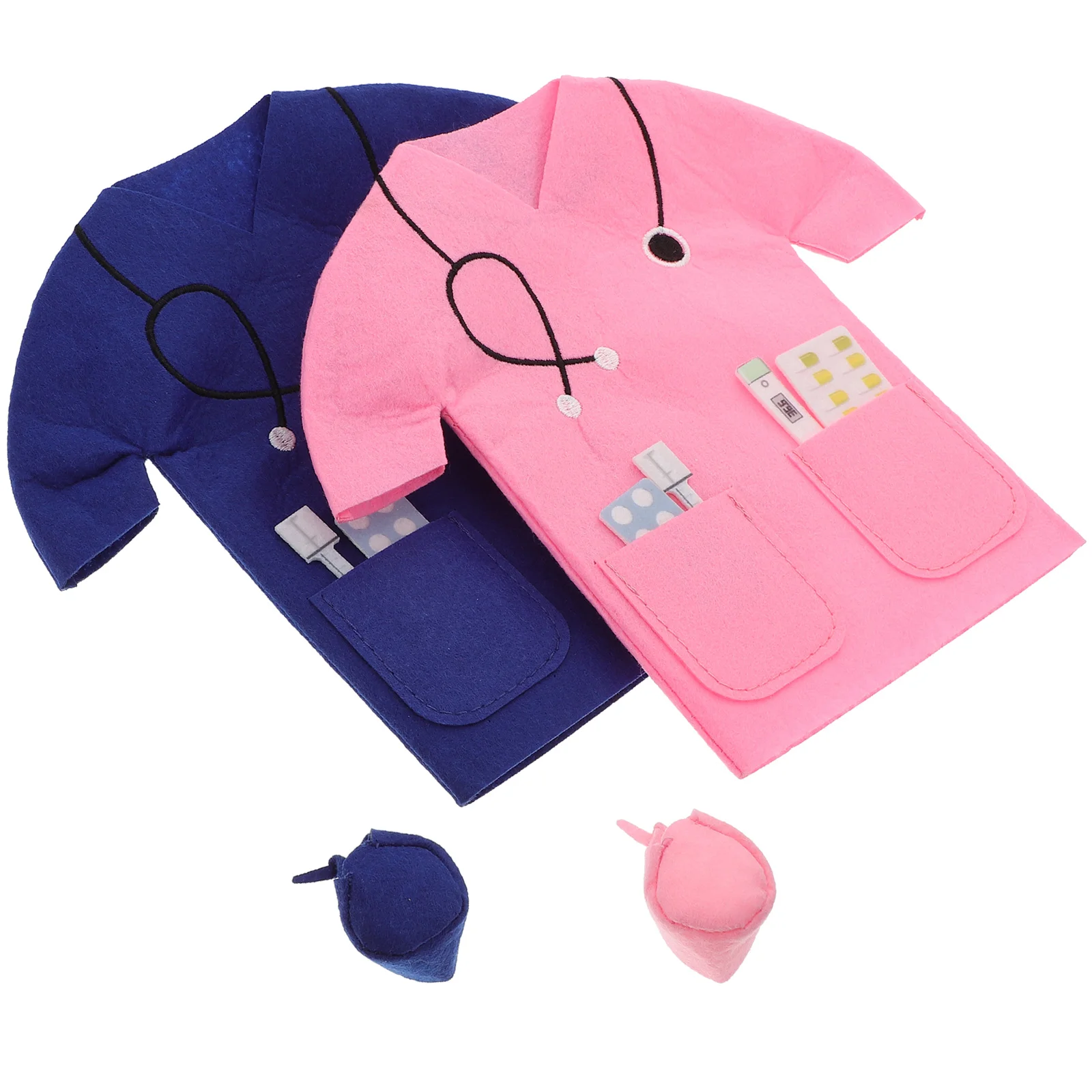 

2 Sets Bag Decorative Nurse Pattern Style Wrapping Bag Bottle Gift Bags Gift Bag