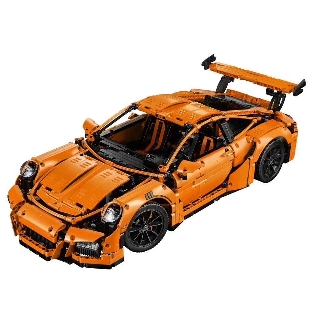 

MOC Technical Brick Orange Super SportsCar Model Compatible 42056 Building Blocks Kid Educational Toy Birthdays Gifts Set