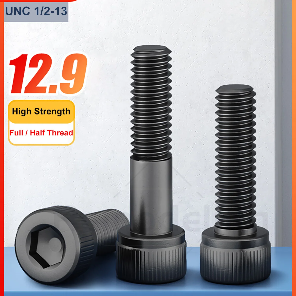 

Черный шестигранный винт UNC 1/2-13 12.9 класса