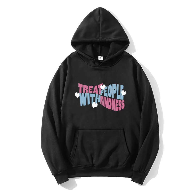 

Hoodies Vrouwen Mannen Treat People With Kindness streetwear sweatshirt Fashion coat Unisex Printed Clothes