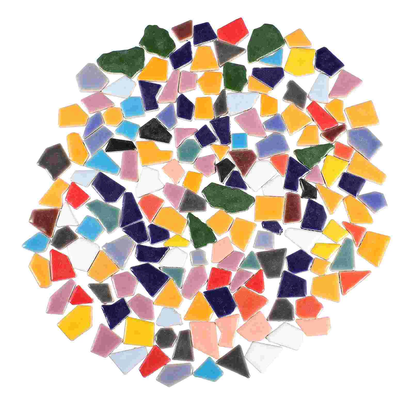 

200 G DIY Mosaic Crafts Mosaic Tiles Bulk Chips DIY Mosaic Tiles Stained Glass Ceramic Mosaic Ceramic Tile Broken Mosaic Pieces