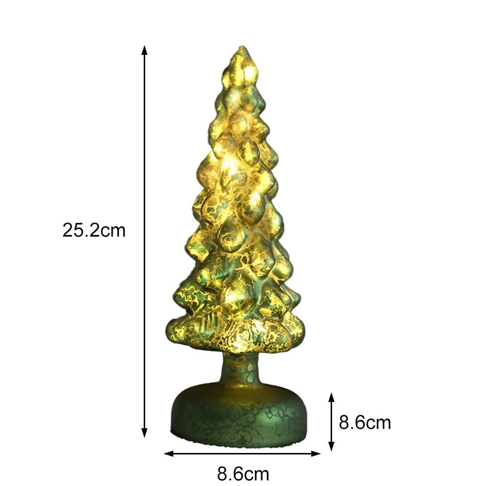 

Стеклянная рождественская елка с подсветкой
