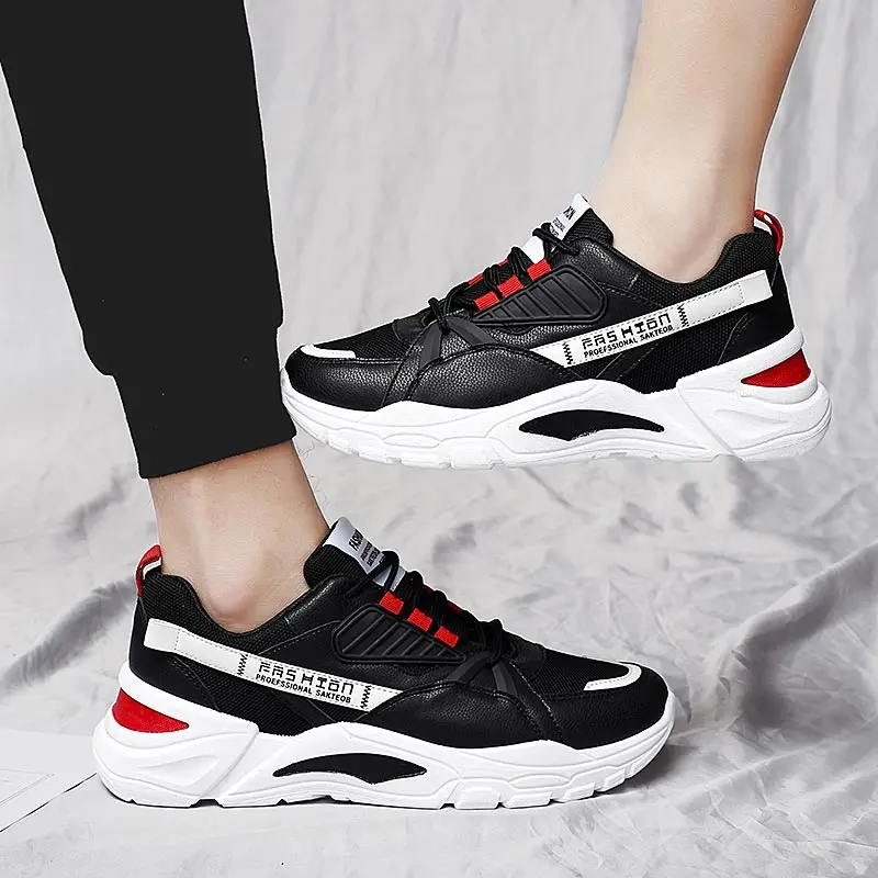 

Big Size Summer Chunky Men Running Shoes Breathable Outdoor Sports Sneakers Sport Shoes Women Black Scarpe Uomo Fitness GMD-0859