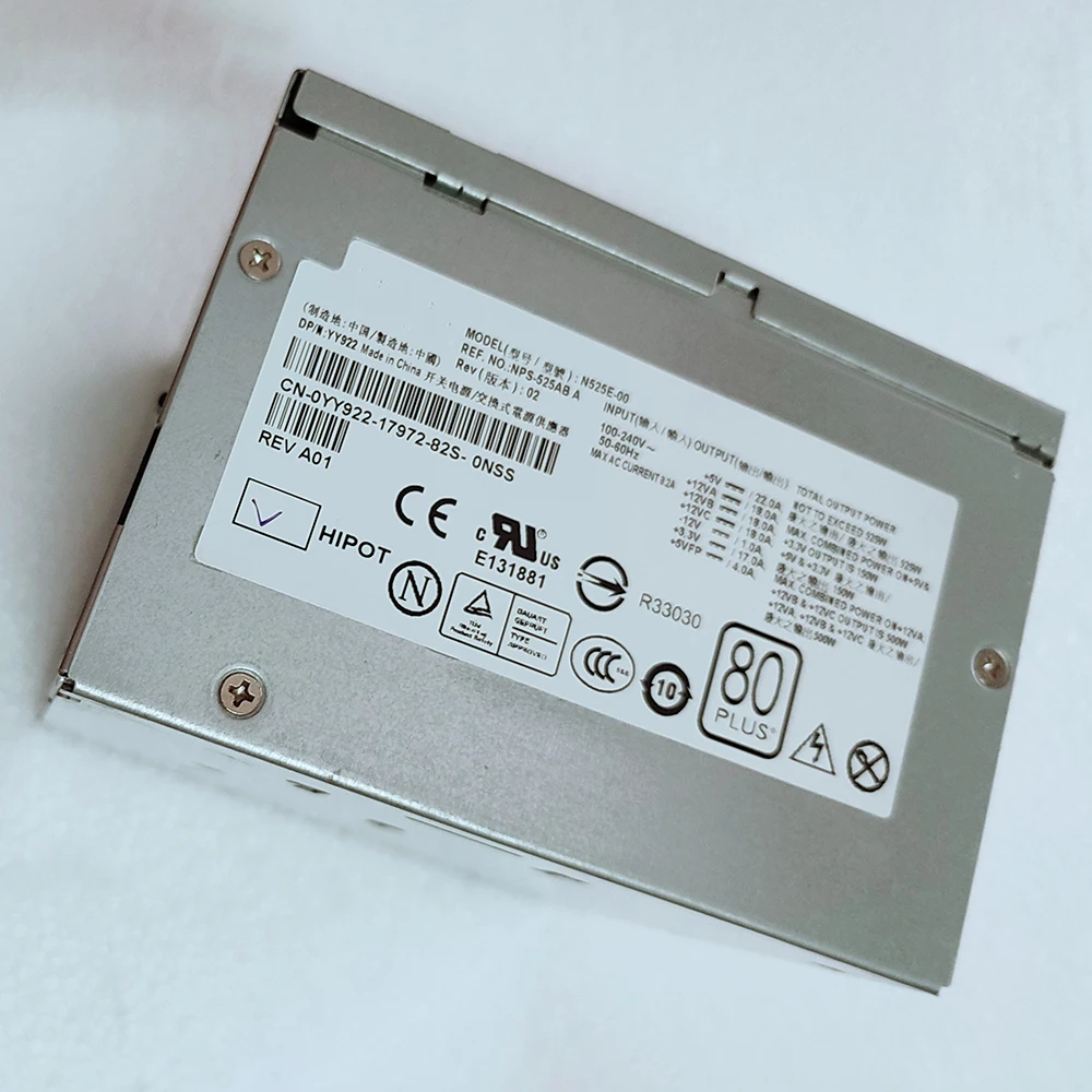 Для Dell PowerEdge T3400 410 48-контактный 525 Вт серверный блок питания H525E-00 YN637 YY922 M331J N525E-00