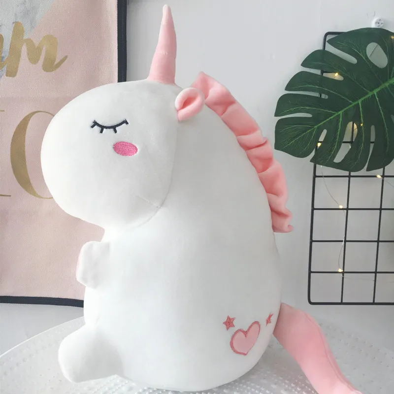 

Kawaii Unicorn Plush Toy Soft Stuffed Unicorn Soft Dolls Animal Horse Toys For Children Girl Pillow Room decor Birthday Gifts