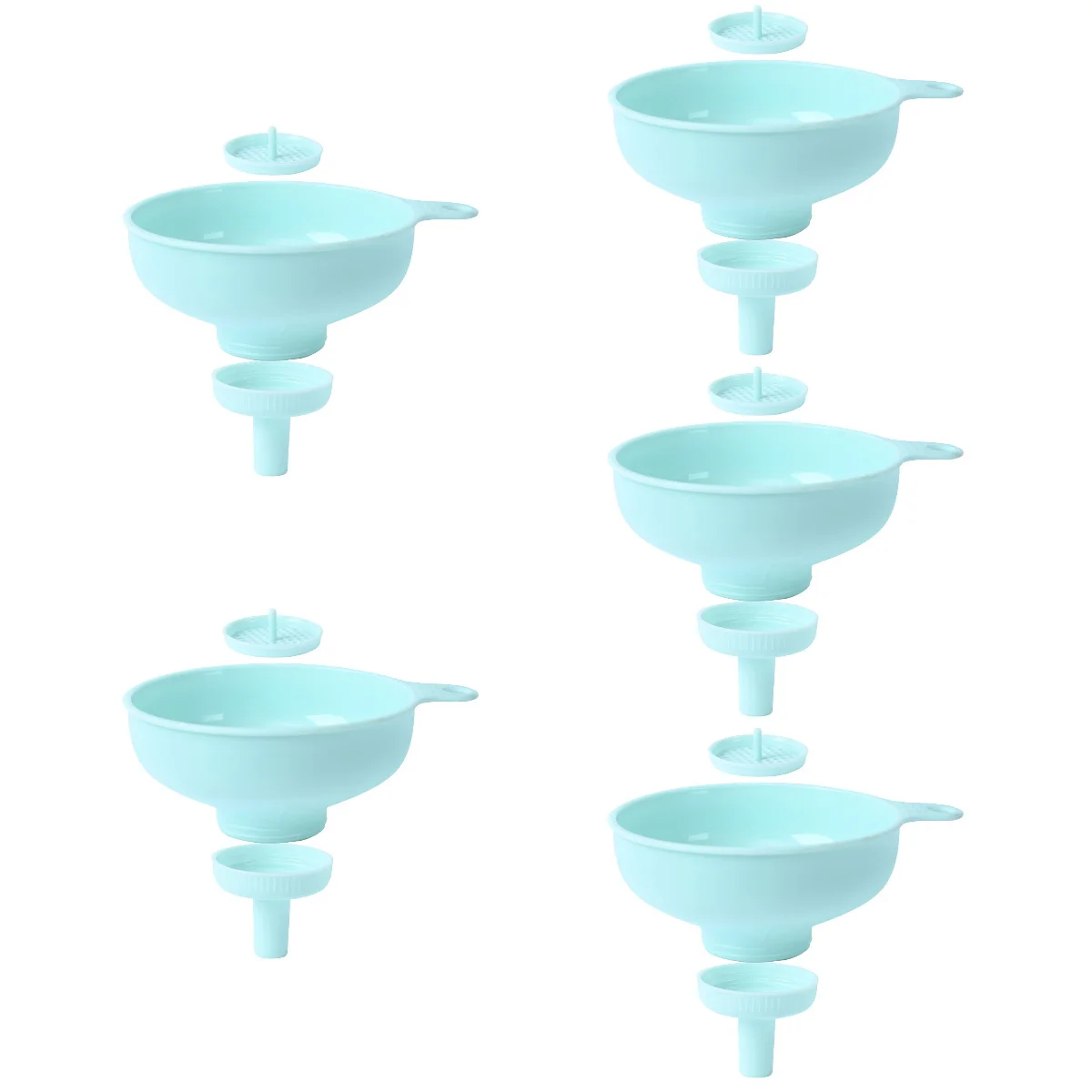 

Wide Mouth Funnel Large Liquid Kitchen Multifunctional Funnels Filling Bottles Food Plastic