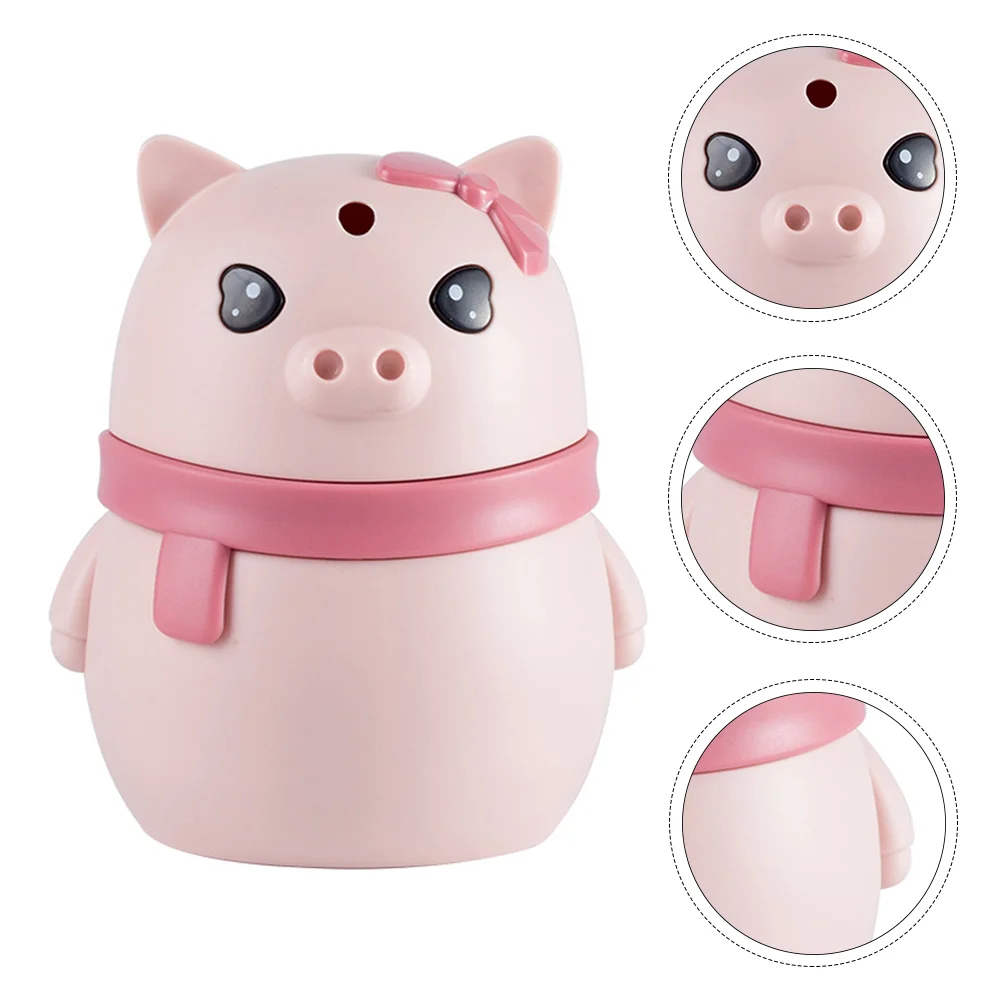 

Plastic Containers Cartoon Toothpick Holder Pop-Up Automatic Pink Case Travel