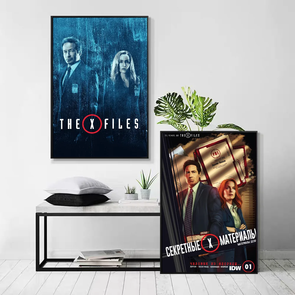 I WANT TO BELIEVE - The X Files Anime Posters Sticky Fancy Wall Sticker for Living Room Bar Decoration Decor