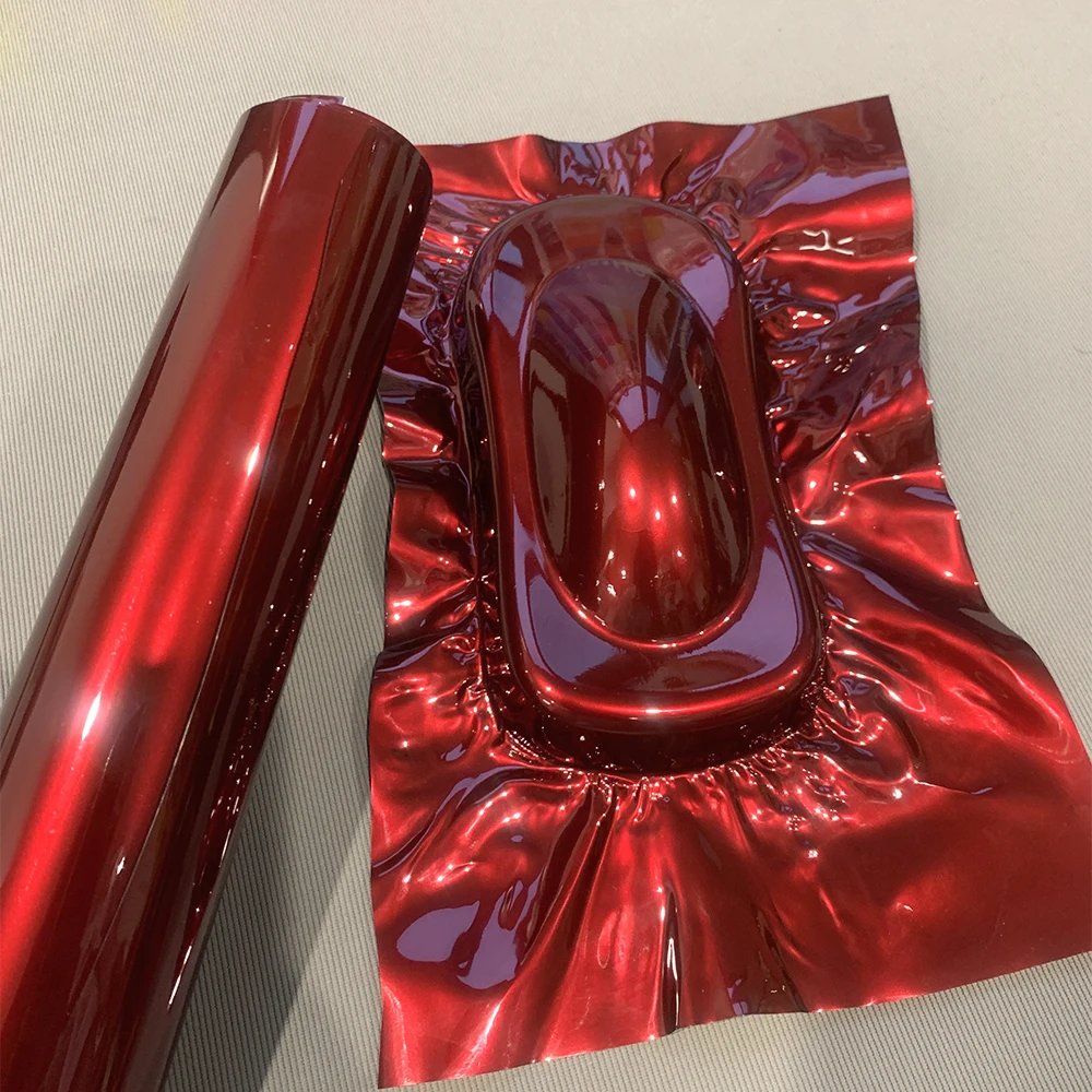 

Пленка Для Оклейки Авто И Мотоциклов «Драконья Кровь», Суперглянцевая, Металлическая, Красная, Виниловая