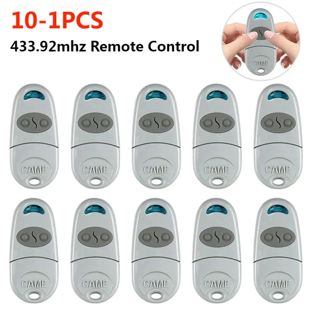 10-1PCS 433.92Mhz Garage Gate Door Opener Remote Controller Universal Copy Duplicator for CAME TOP 432 NA Gate Remote Control