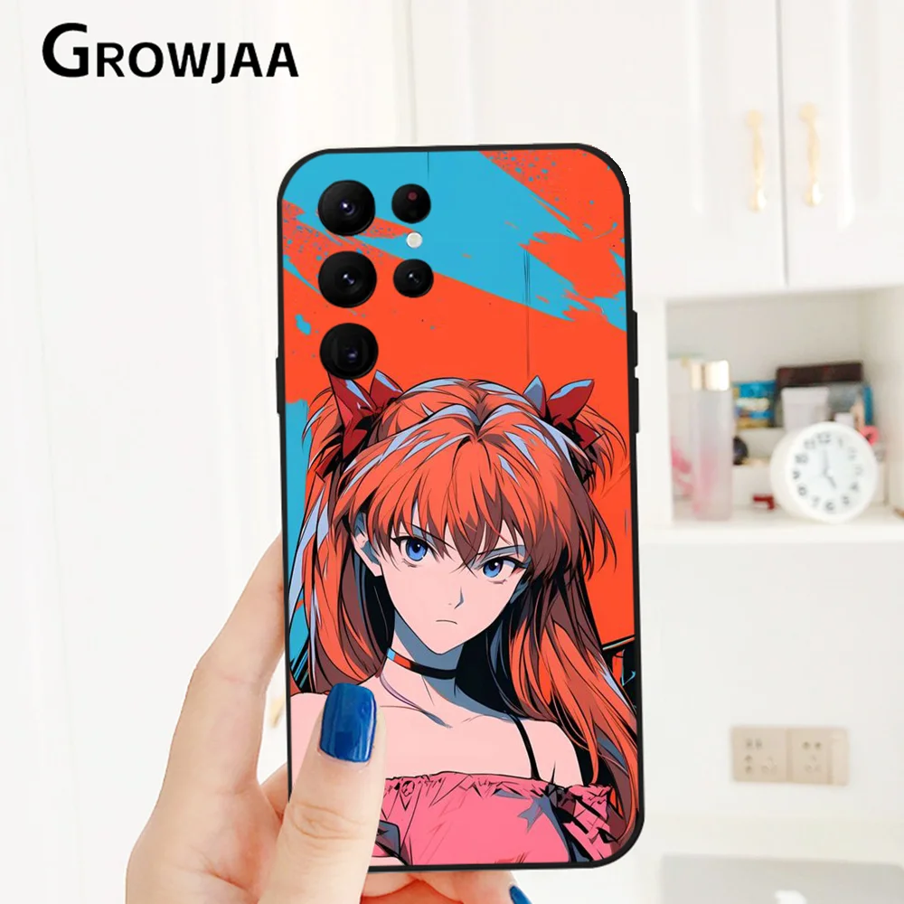 Neon G-Genesis E-Evang elion Чехол для телефона Samsung Galaxy S24 Ultra S22 S23 S21 S20 5G Защитный силиконовый