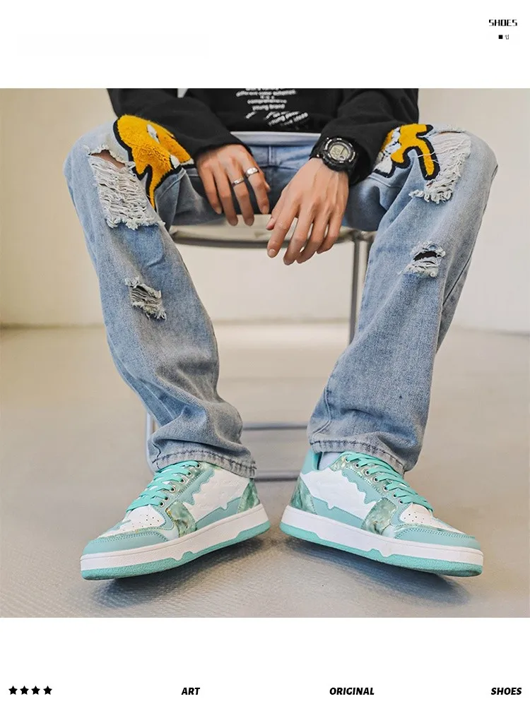 Mazzucato Wang He Same Sle Shoes Оригинальная мужская обувь Национальная мода XINGX Board