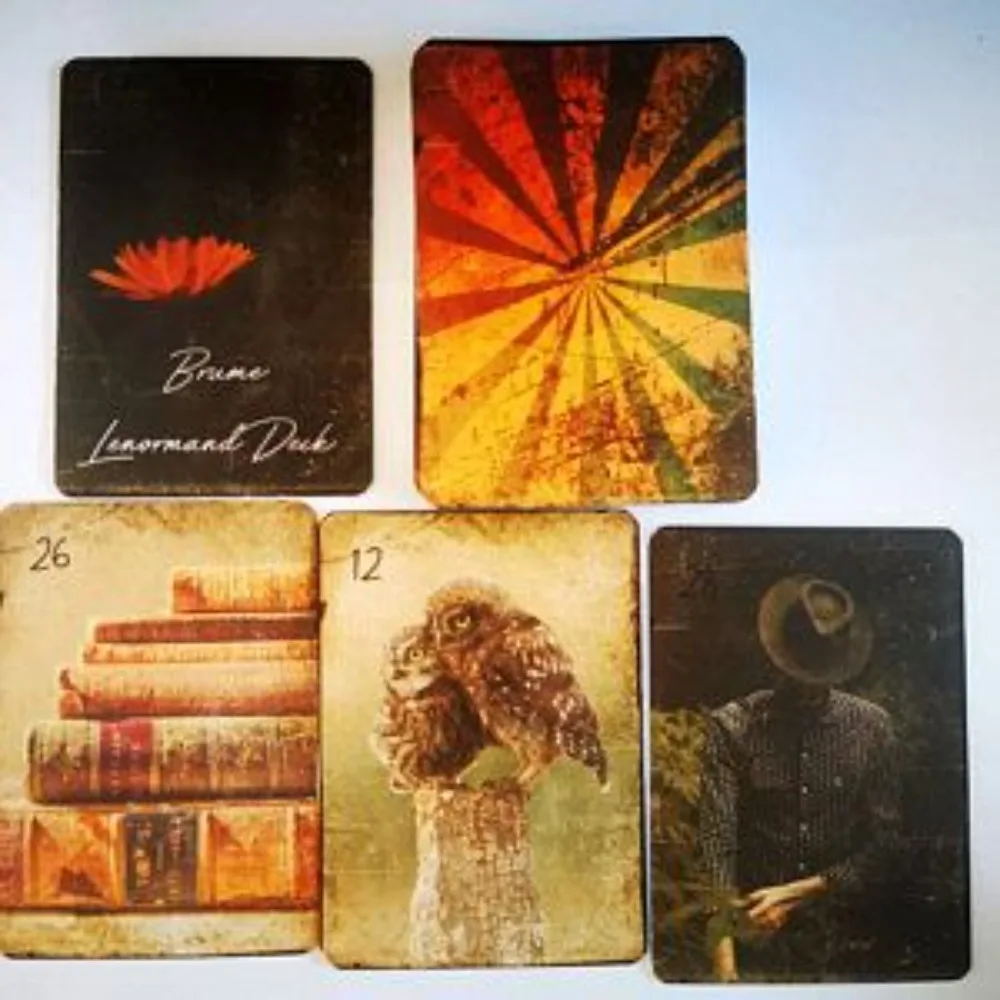 36 шт. карты Brume Lenormand колода Таро 10 4*7 3 см