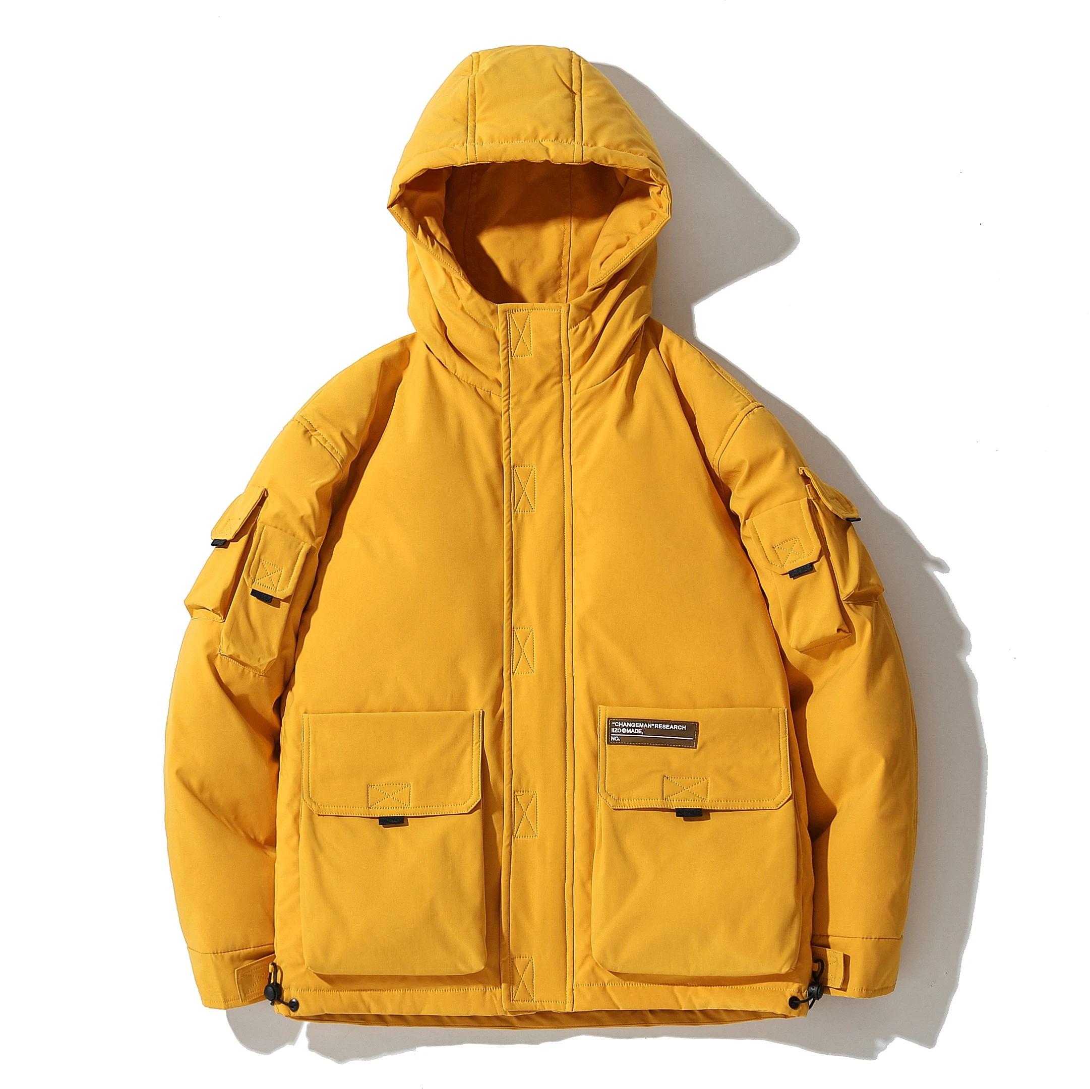 New Men's Down Jacket Winter Thick Men's Short Down Jacket American Puffer Jackets For Men Women White Duck Down Coat Parkas