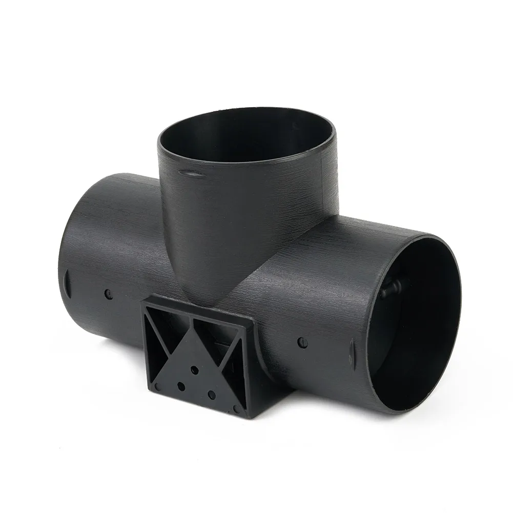 

75MM SPLITTER T-out Heater Pipe Vent Duct With Vavle Flap Connector Outlet Parking Heate Tee Connector Durable