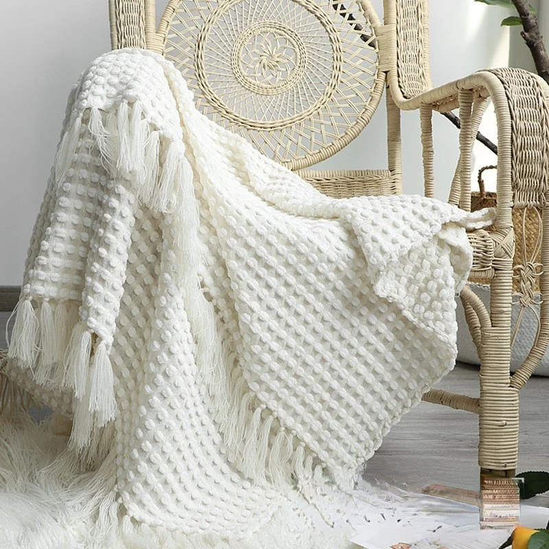 

Snow White Knitted Blanket Chenille Blanket Leisure Shawl Blanket Sofa Blanket Bed End Blanket German Shepherd Sloth