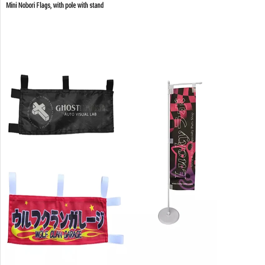 Недорогая реклама с шестом и подставкой полиэстер индивидуальный дизайн принтом