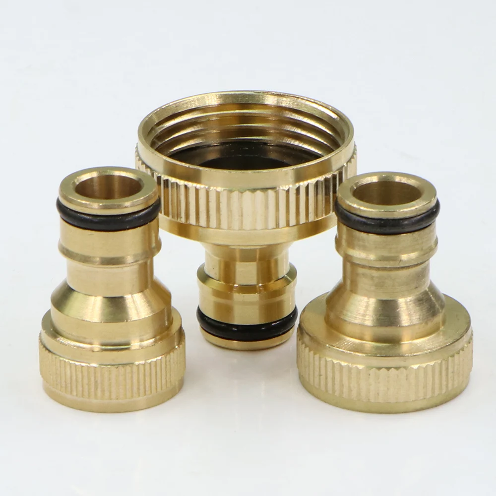 Прочный латунный быстроразъемный соединитель 1/2 дюйма 3/4 1 дюйм Женская Резьба BSP