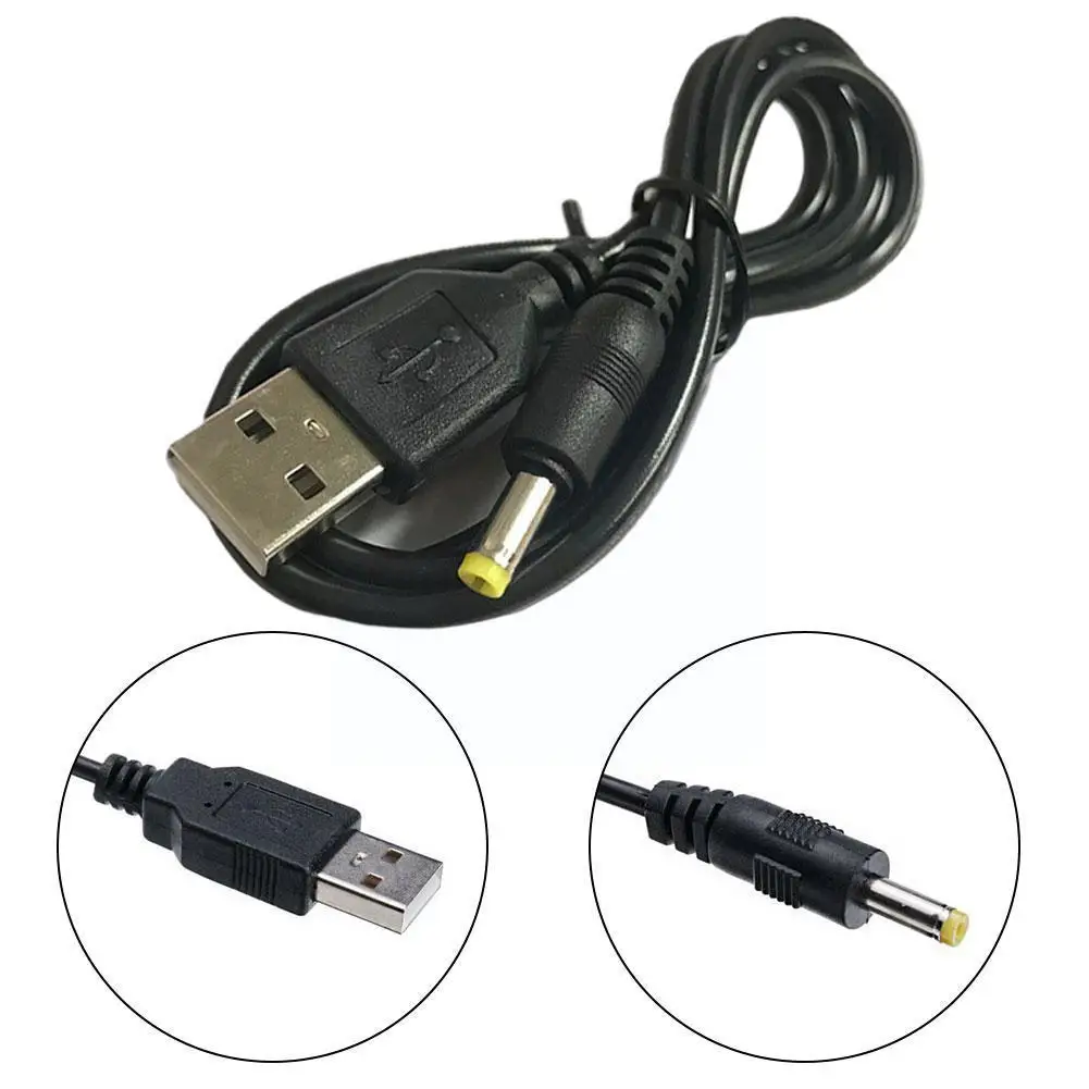 

1 Pc 0.8m Cable Suitable for PSP 1000 2000 3000 USB A To DC Charging Plug Cable