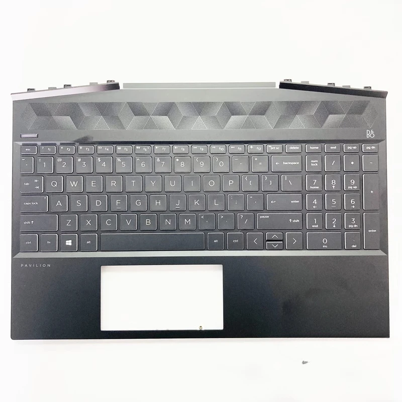 Фото Для нового чехла HP Light and Shadow Wizard 5 15-DK C с клавиатурой с подсветкой, серебристый L57595-001 №1