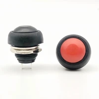 1pcsmomentarymini round push button switchself resetelectrical equipment12mm panel hole3a 250vac1a 125vacpbs 33b 2pin