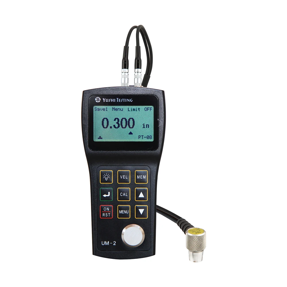 

resolution 0.01mm portable ultrasonic thickness measuring equipment ndt ultrasonic thickness gauge yushi um-2