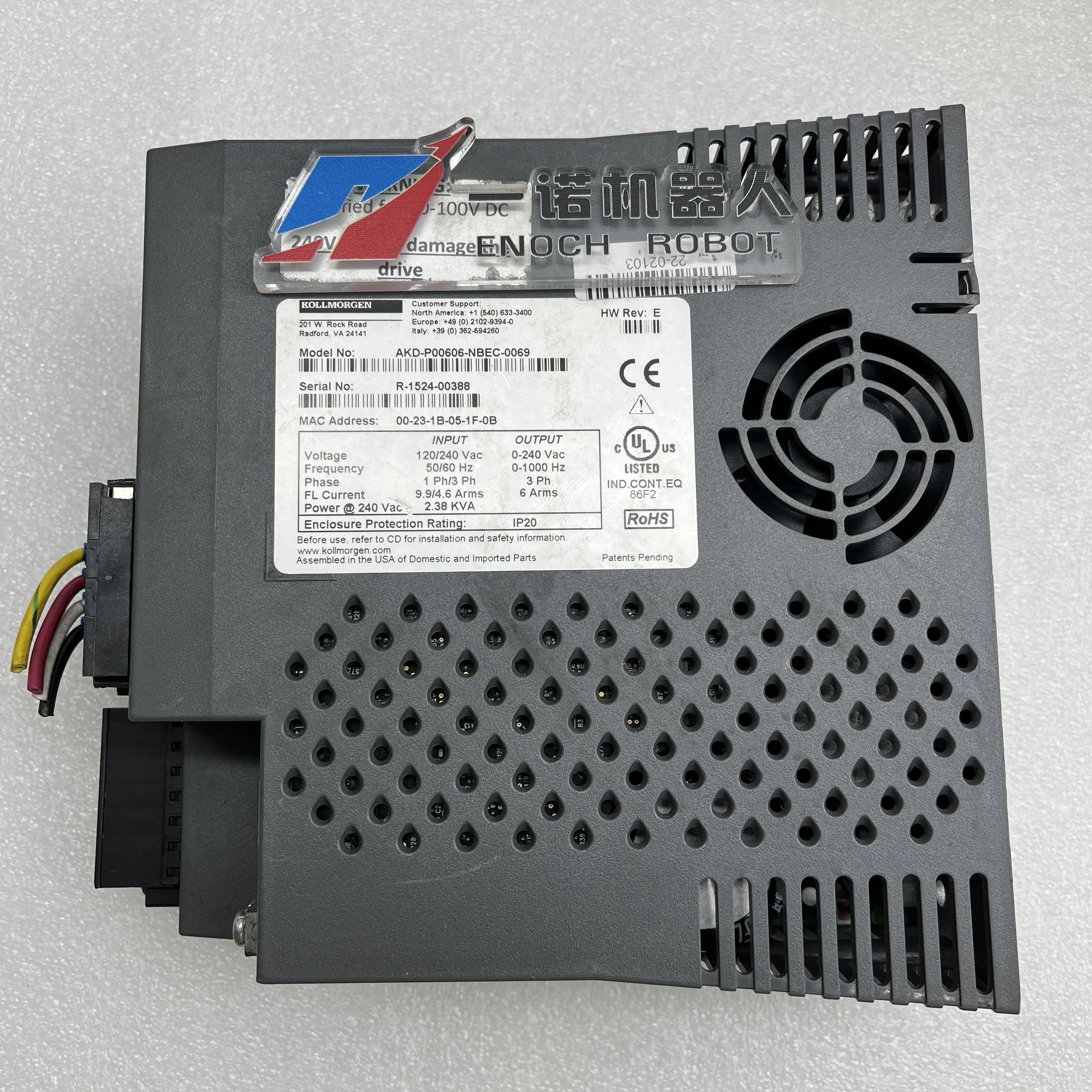 Сервопривод AKD-P00306-NBEC-0000 бу 100% протестирован и работает нормально AKD-P00306-NBEC-0000 (art.: 3920cafdc558d) - 3920cafdc558d
