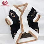 Вязаный свитер ardigan для собак, VIP одежда шнауцера Китти, осеньзима, Тедди, Бишон, одежда для маленьких собак