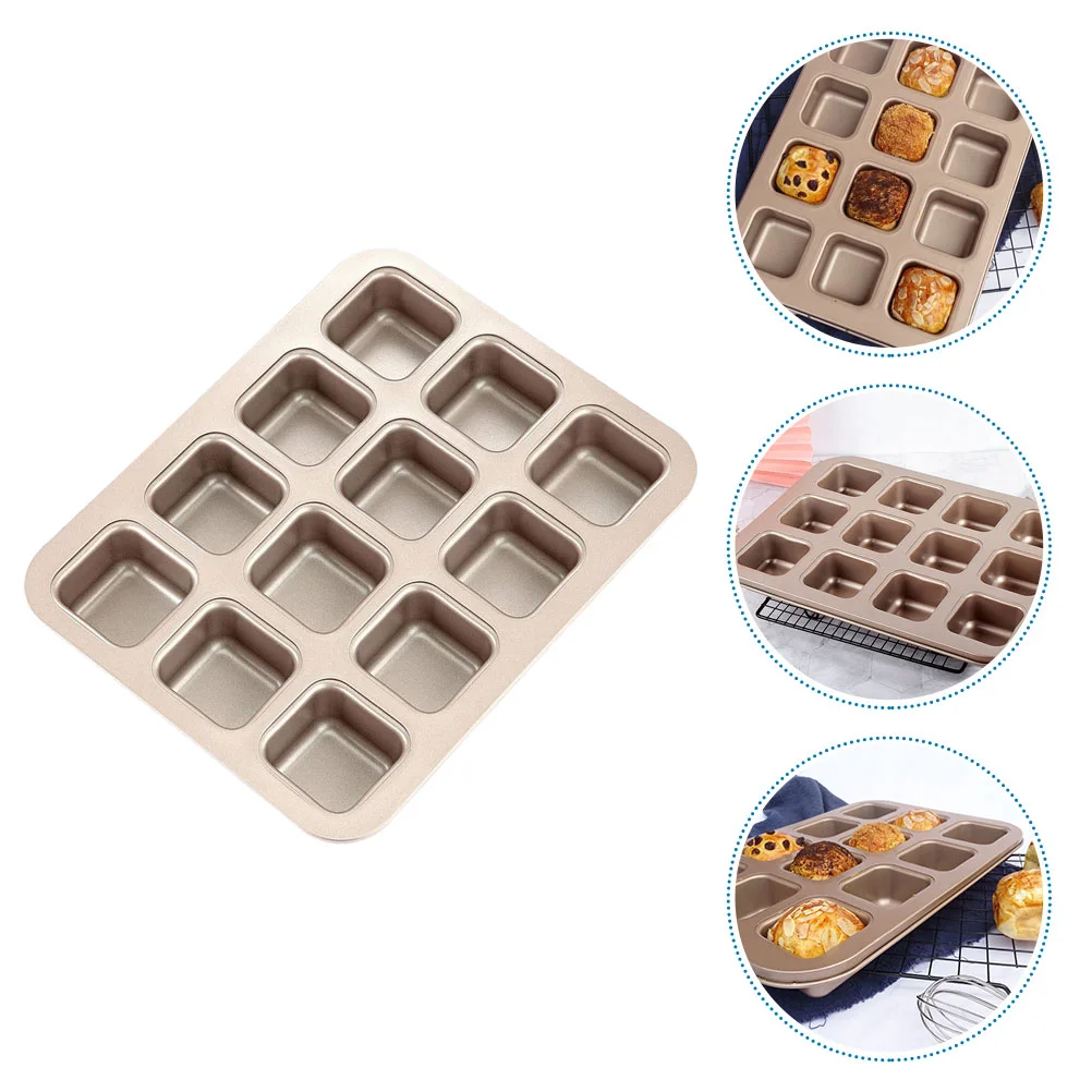 

Pan Baking Loaf Mini Muffin Bread Cake Pans Molds Tray Tin Meatloaf Bakeware Brownie Kitchen Square Cupcake Small Toast Mould