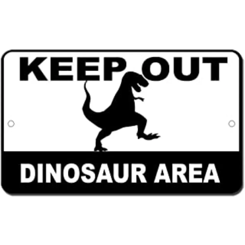 

Винтажный металлический знак «Парк Юрского периода» 20х30 см