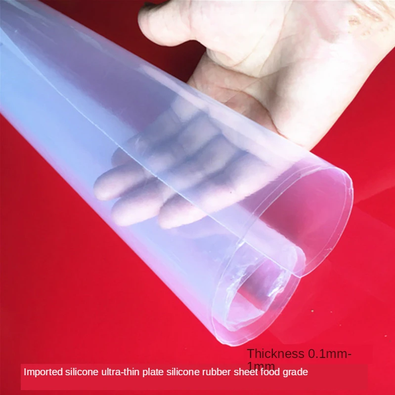 

Silicone Rubber Sheet Filmthin Board Semi Transparent Rubber Sheet/Mat/Cushion 1.0mm Thickness 600*1000mm Width