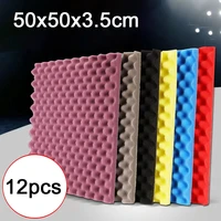 4812pcs 50x50x3 5cm studio acoustic soundproof foam egg shape sound absorption treatment panel tile protective sponge 6 colors