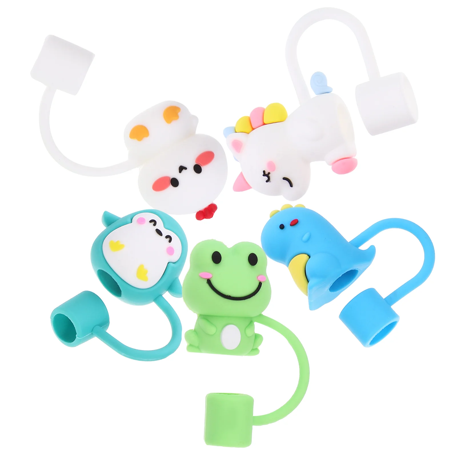 5 шт. соломенная шляпа с героями мультфильмов наконечники из ПВХ кепки для