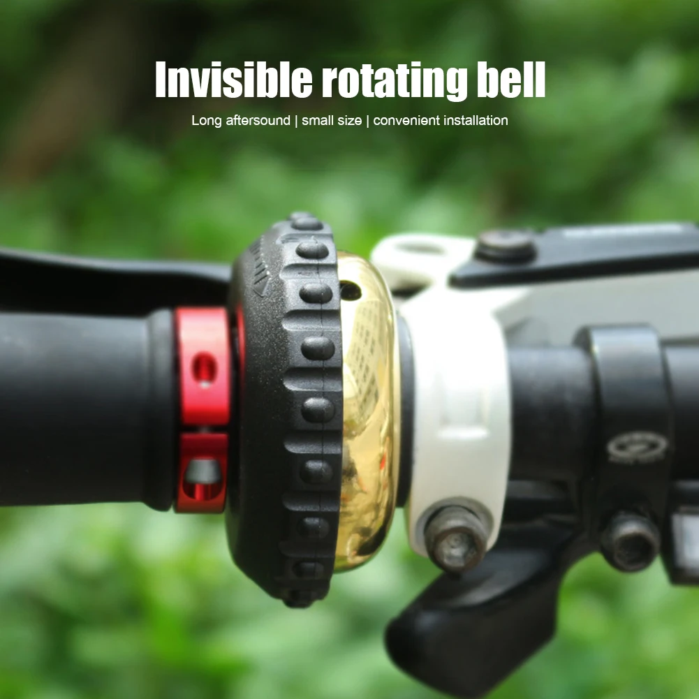

Bicycle Bell Mountain Road Bike Super Ring Copper Bell Hidden Handlebar Turn Bell Cycling Decoration Accessories